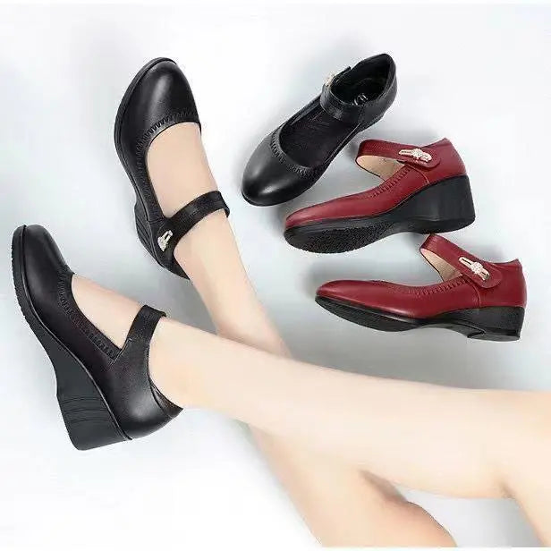 LYDIA - Elegantes zapatos cómodos de tacón medio