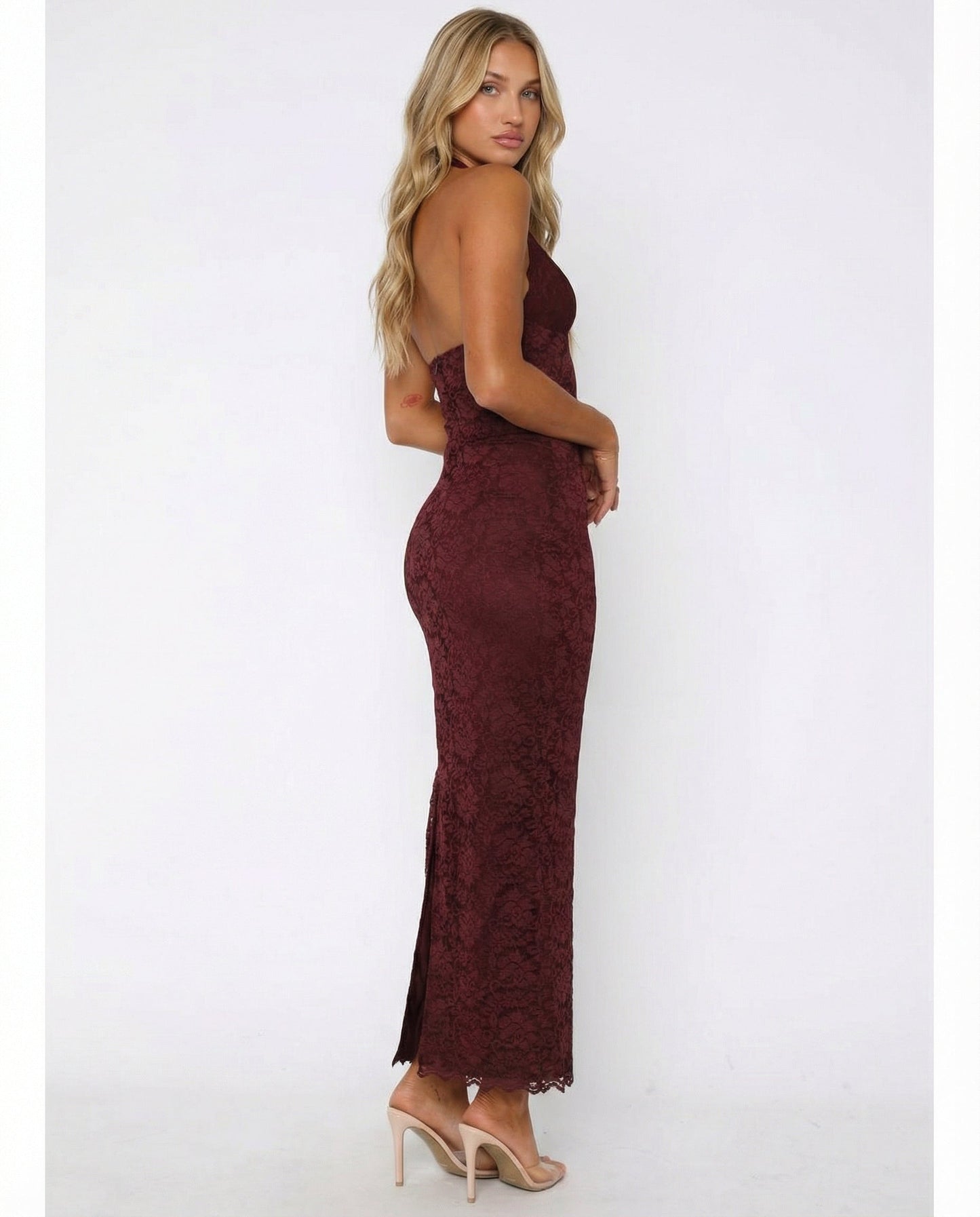 Noir - Robe en dentelle noire