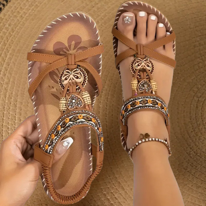 Nadia – Sandalias ortopédicas estilo Ibiza, para comodidad y elegancia