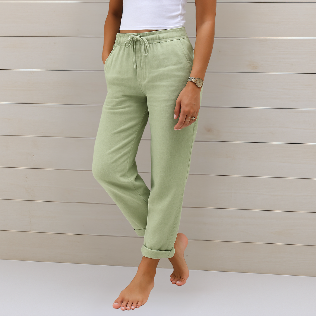 Nora - Pantalones casuales elegantes y cómodos