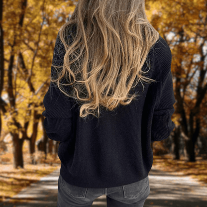 ADELA | PULL EN MAILLE INTEMPOREL AVEC COUVERTURE ABDOMINALE