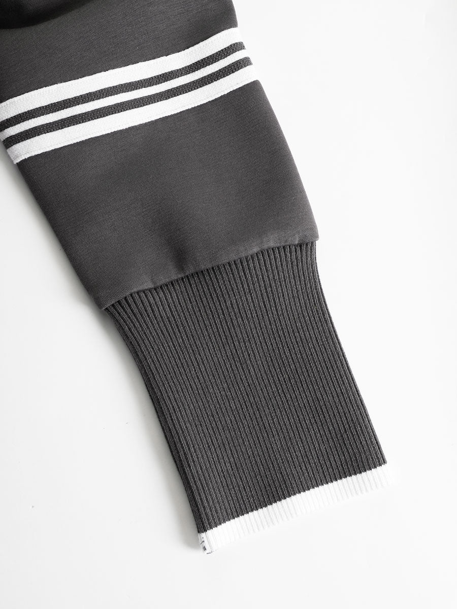 Priscilla - Ensemble de sport élégant avec sweat à capuche demi-zip