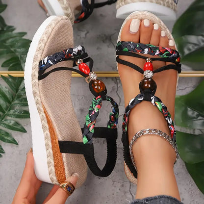 Sanne - Sandalias cómodas con tacón bajo para cada ocasión veraniega