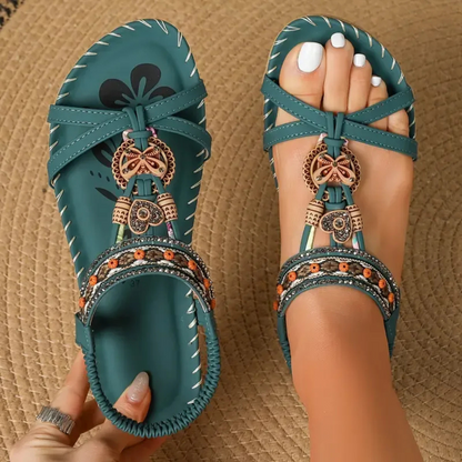 Nadia – Sandalias ortopédicas estilo Ibiza, para comodidad y elegancia