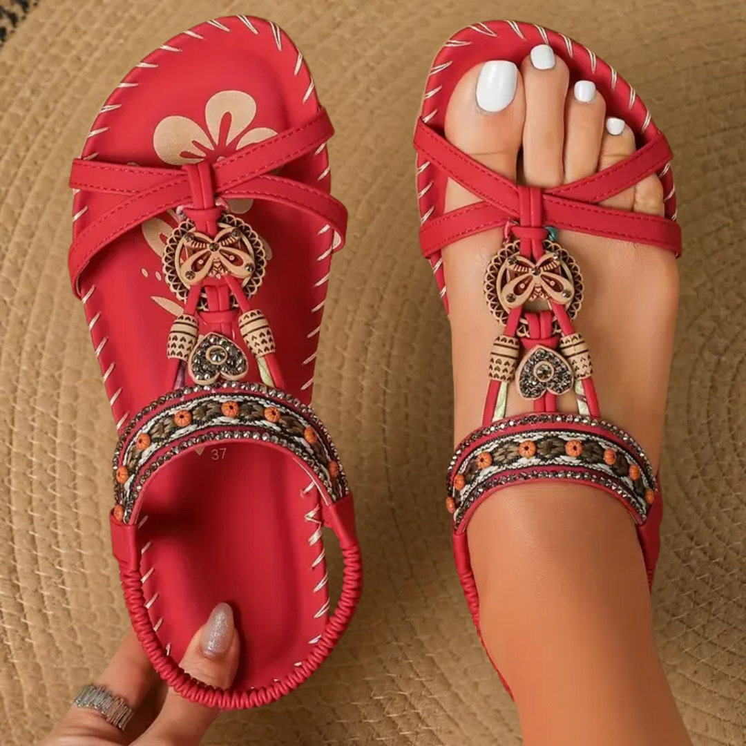 Nadia – Sandalias ortopédicas estilo Ibiza, para comodidad y elegancia