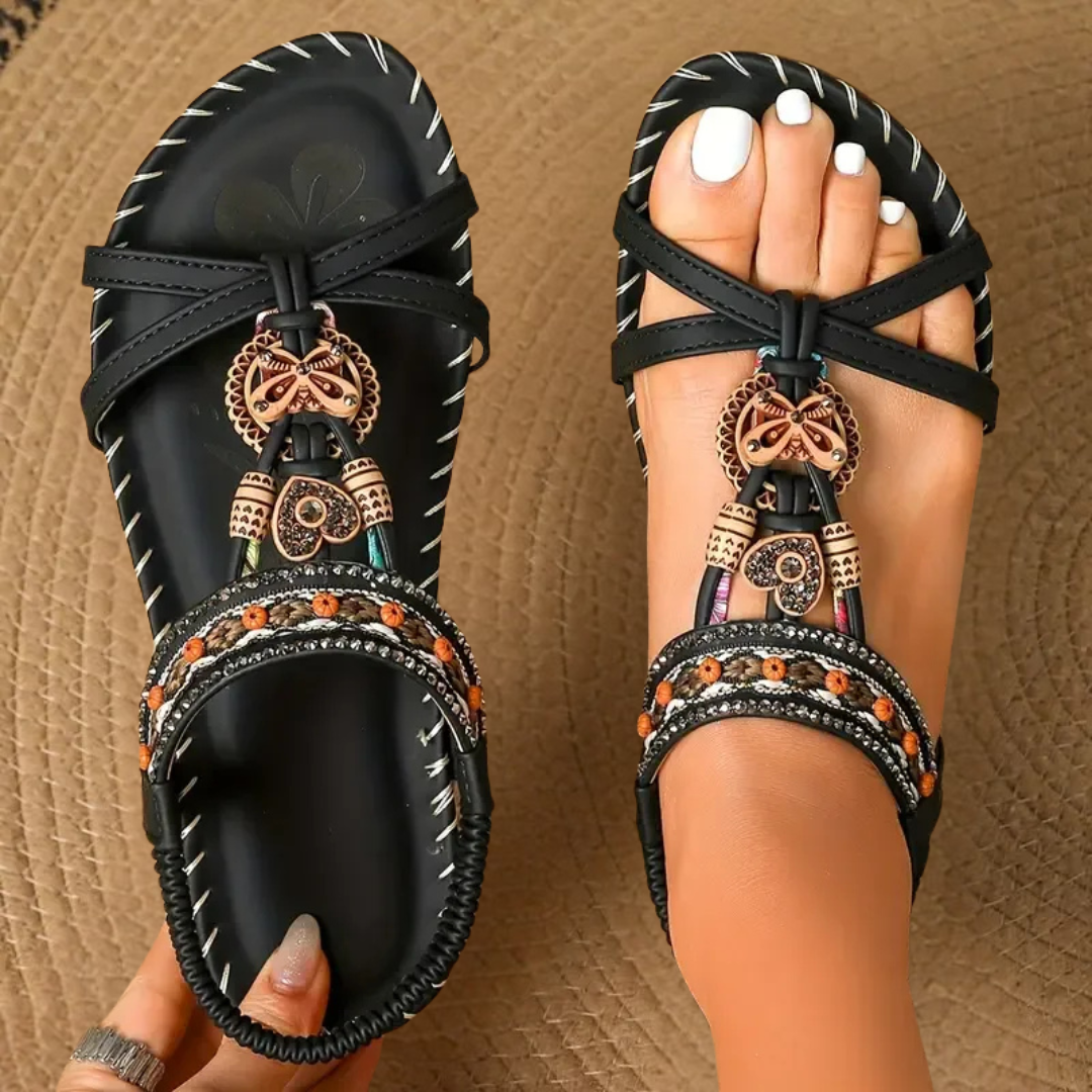 Nadia – Sandalias ortopédicas estilo Ibiza, para comodidad y elegancia