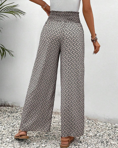 LUNARA - PANTALONES DE PIERNA ANCHA PARA MUJER