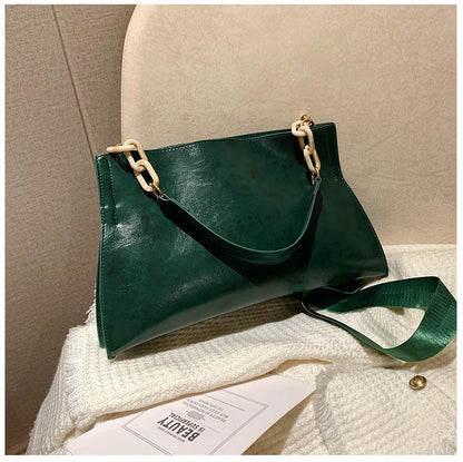 Sac à bandoulière en cuir souple et élégant - Grande capacité et à la mode