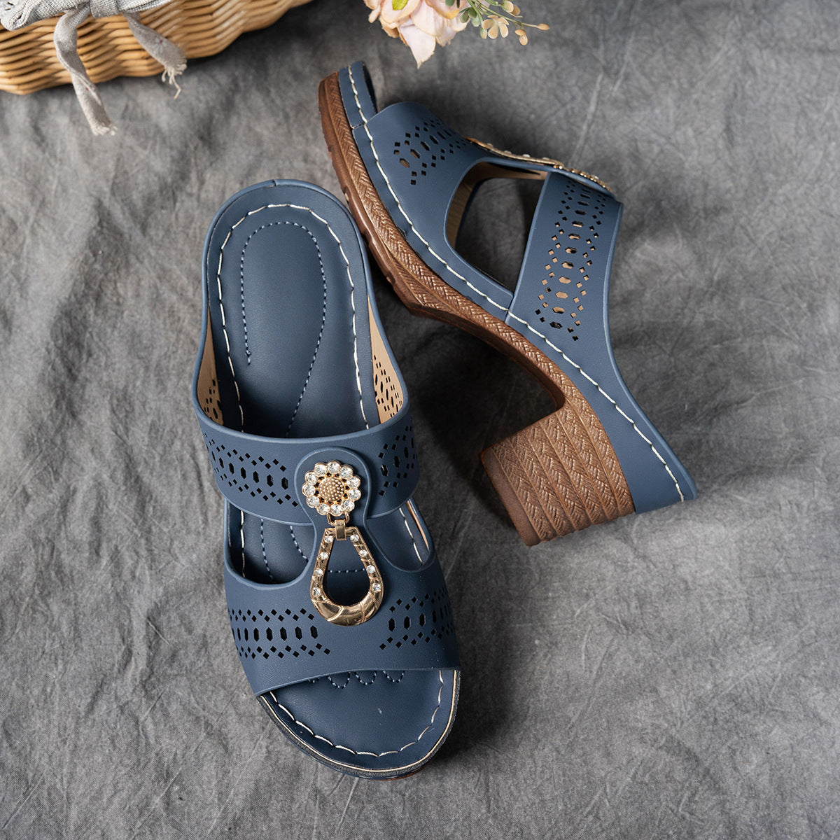 Isabella - Sandales orthopédiques confortables à talons hauts