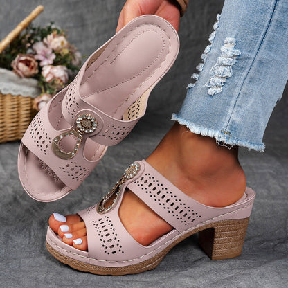 Isabella - Sandales orthopédiques confortables à talons hauts