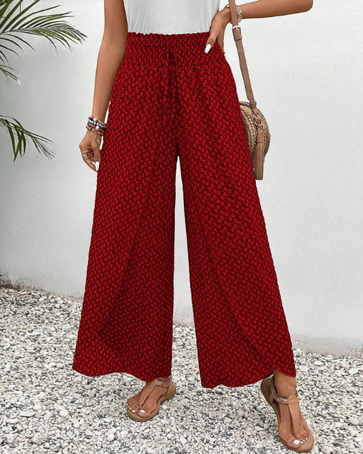 LUNARA - PANTALONES DE PIERNA ANCHA PARA MUJER
