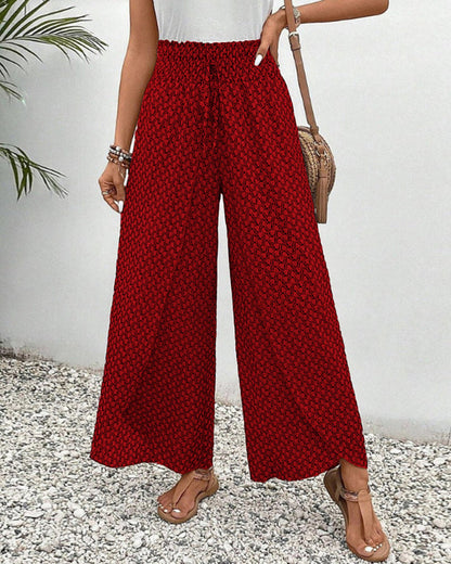 LUNARA - PANTALONES DE PIERNA ANCHA PARA MUJER