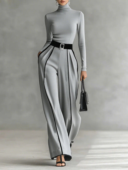 Vera - Élégant ensemble avec détails contrastés