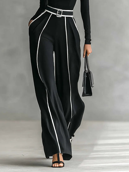 Vera - Élégant ensemble avec détails contrastés