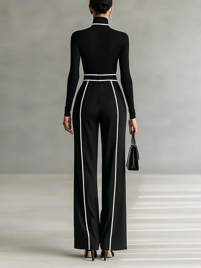 Vera - Élégant ensemble avec détails contrastés