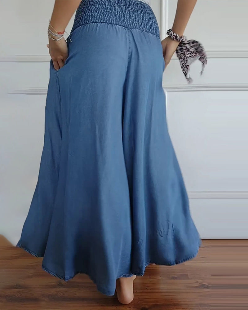 Jasper - Pantalones de cintura alta con elástico