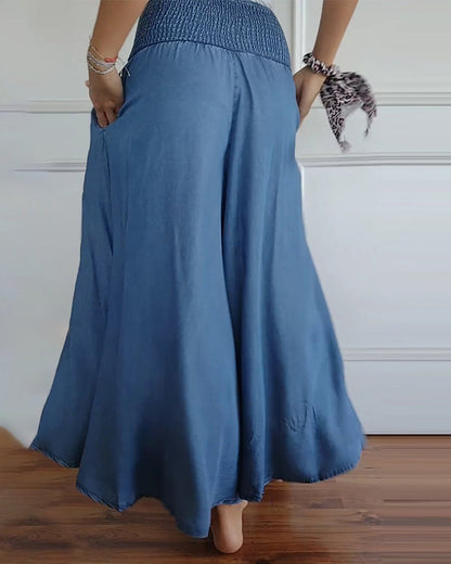 Jasper - Pantalones de cintura alta con elástico