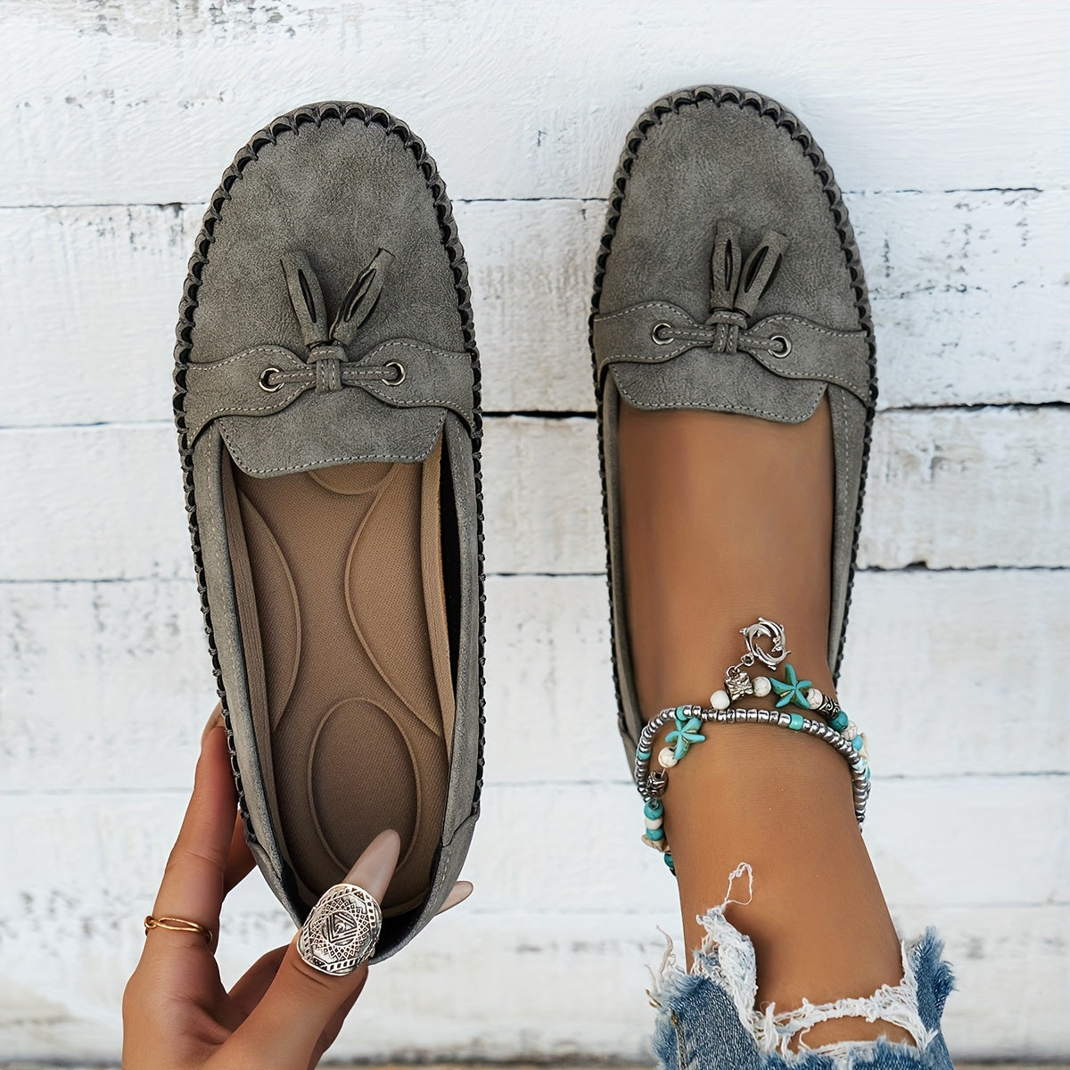 Nadine : mocassins tendance