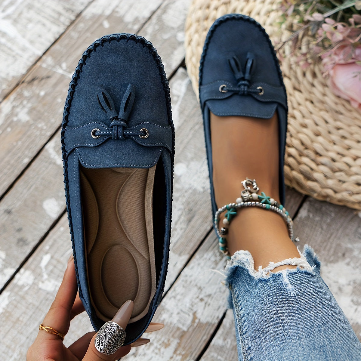Nadine : mocassins tendance