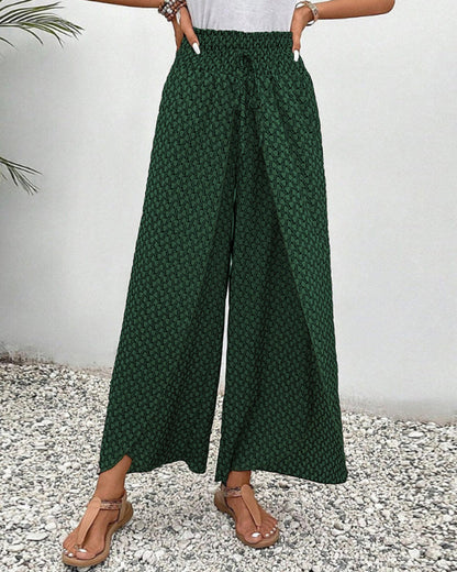 LUNARA - PANTALONES DE PIERNA ANCHA PARA MUJER