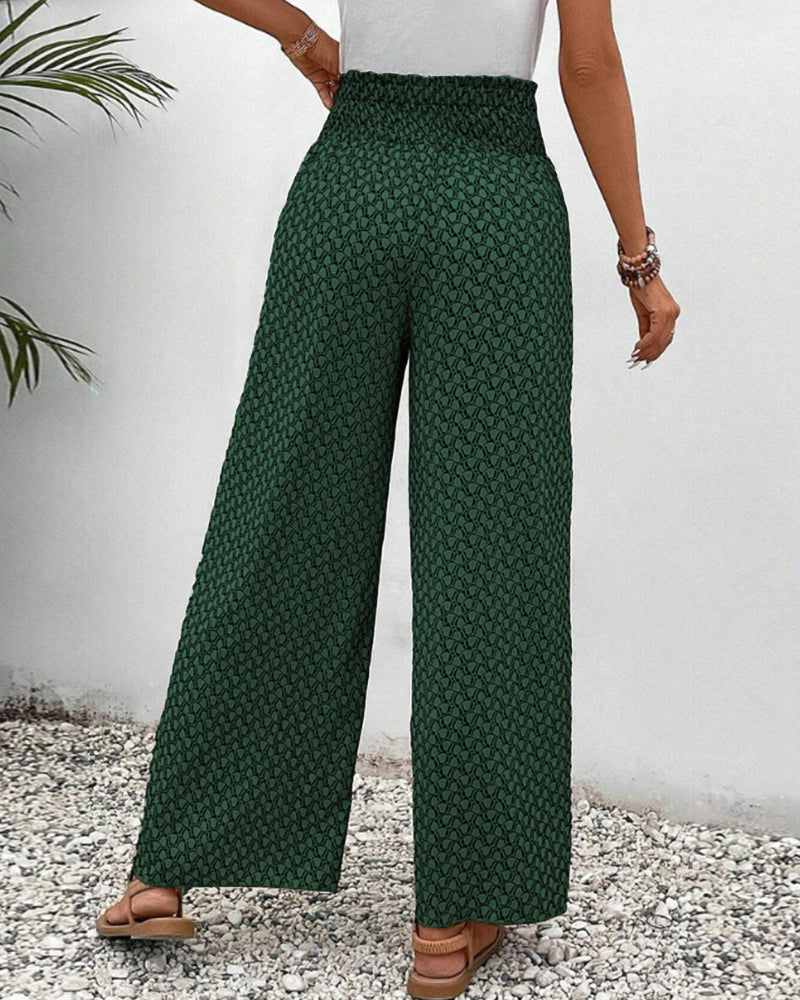 LUNARA - PANTALONES DE PIERNA ANCHA PARA MUJER