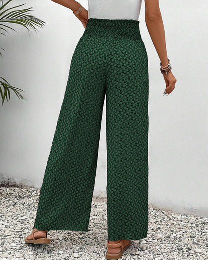 LUNARA - PANTALONES DE PIERNA ANCHA PARA MUJER