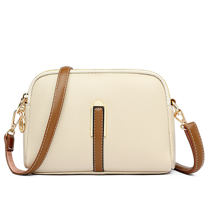 Bolso de hombro con textura de lichi color Míla