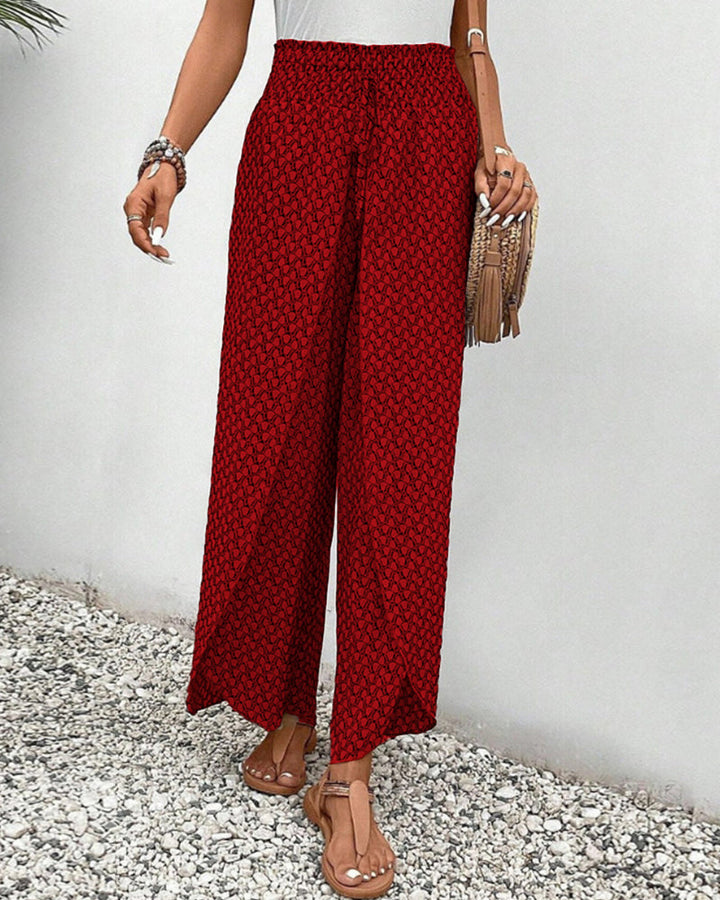 LUNARA - PANTALONES DE PIERNA ANCHA PARA MUJER