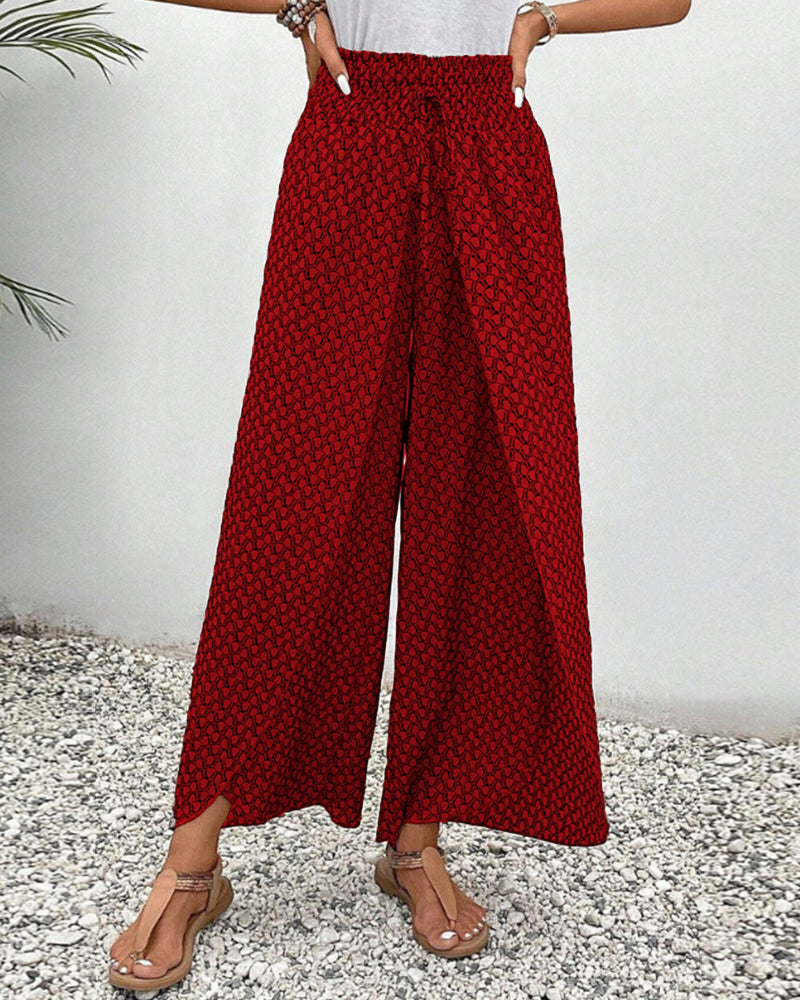LUNARA - PANTALONES DE PIERNA ANCHA PARA MUJER