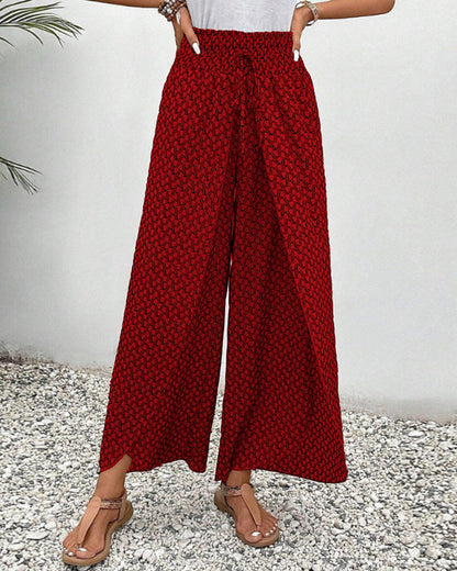 LUNARA - PANTALONES DE PIERNA ANCHA PARA MUJER