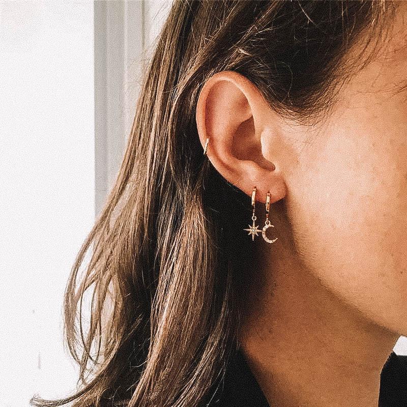 Boucles d'oreilles - Nuit d'été