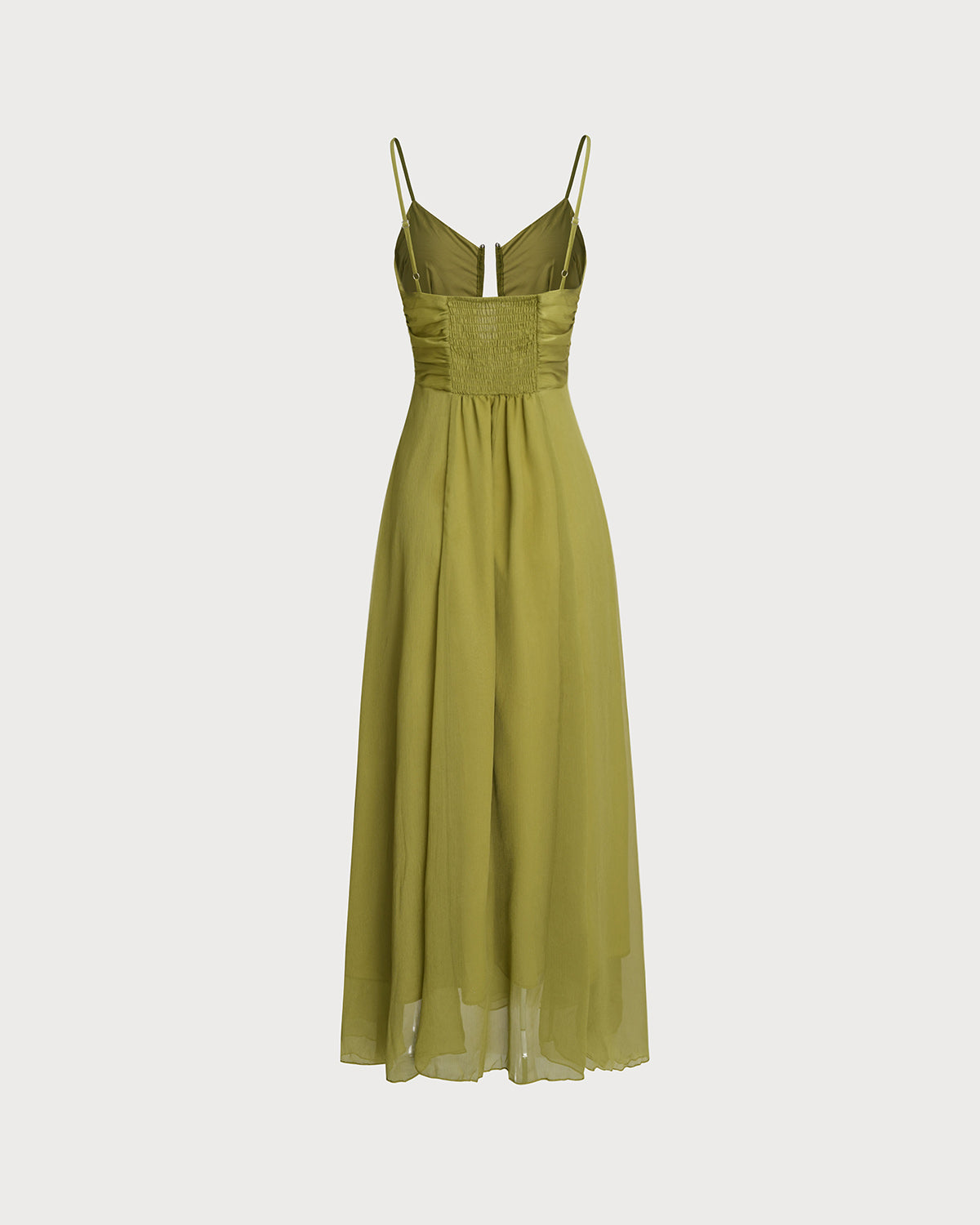 Loren - Vestido largo verde